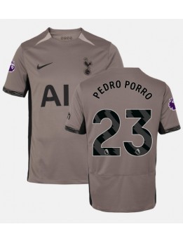 Tottenham Hotspur Pedro Porro #23 Ausweichtrikot 2023-24 Kurzarm